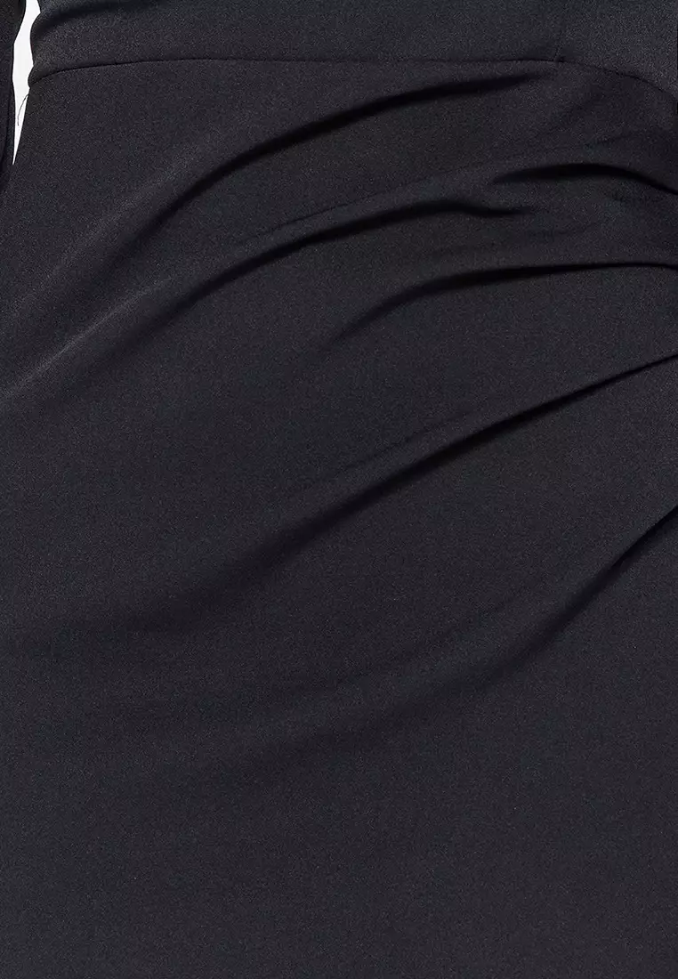 Fitted Long Sleeves Mini Dress