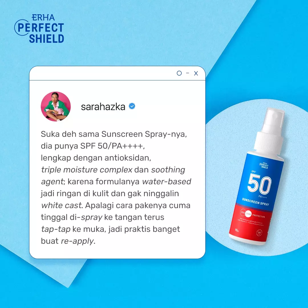 ERHA Perfect Shield Sunscreen Spray 90ml