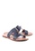 Anacapri 海軍藍色 Relax Flat Sandals 4DF4FSH7183F23GS_2