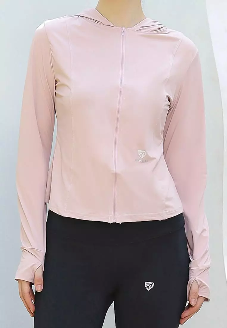 Fitwear - Jaket Olahraga Wanita DRYFIT NATASHA SLIMFIT ANTI UV - PINK