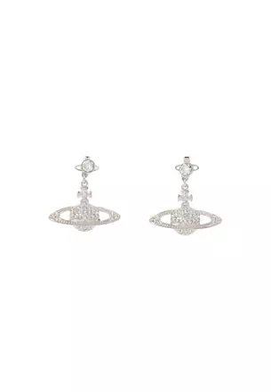 希少✨VivienneWestwood Trump Silver earring Buy Vivienne Westwood Earrings For Luxury 2026 Online on ZALORA