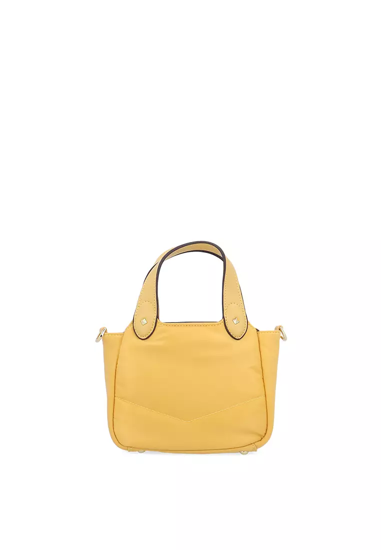 Cuddly Nylon Handbag S - Yellow