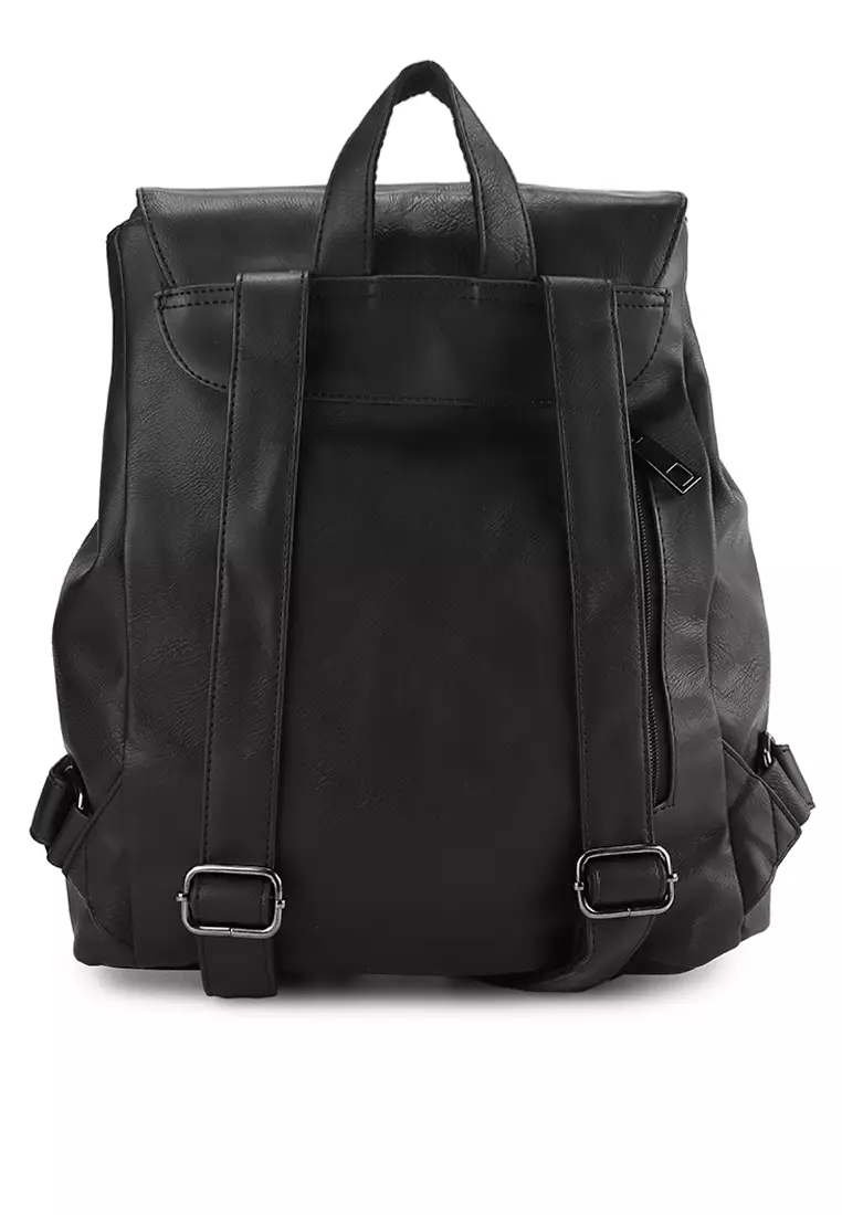 Distressed Leather Hitch Backpack