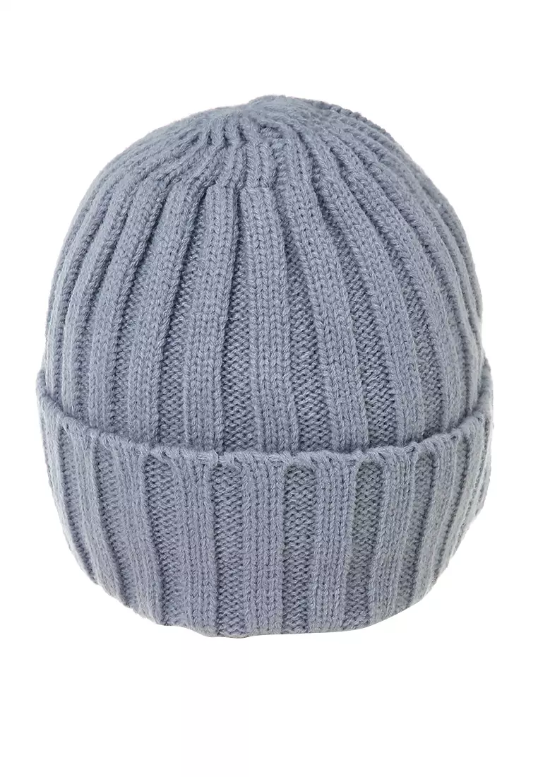 Jumpt Topi Kupluk Rajut Beanie Wool Blends HIP HOP Unisex Material Acrylic ORIGINAL - Gray