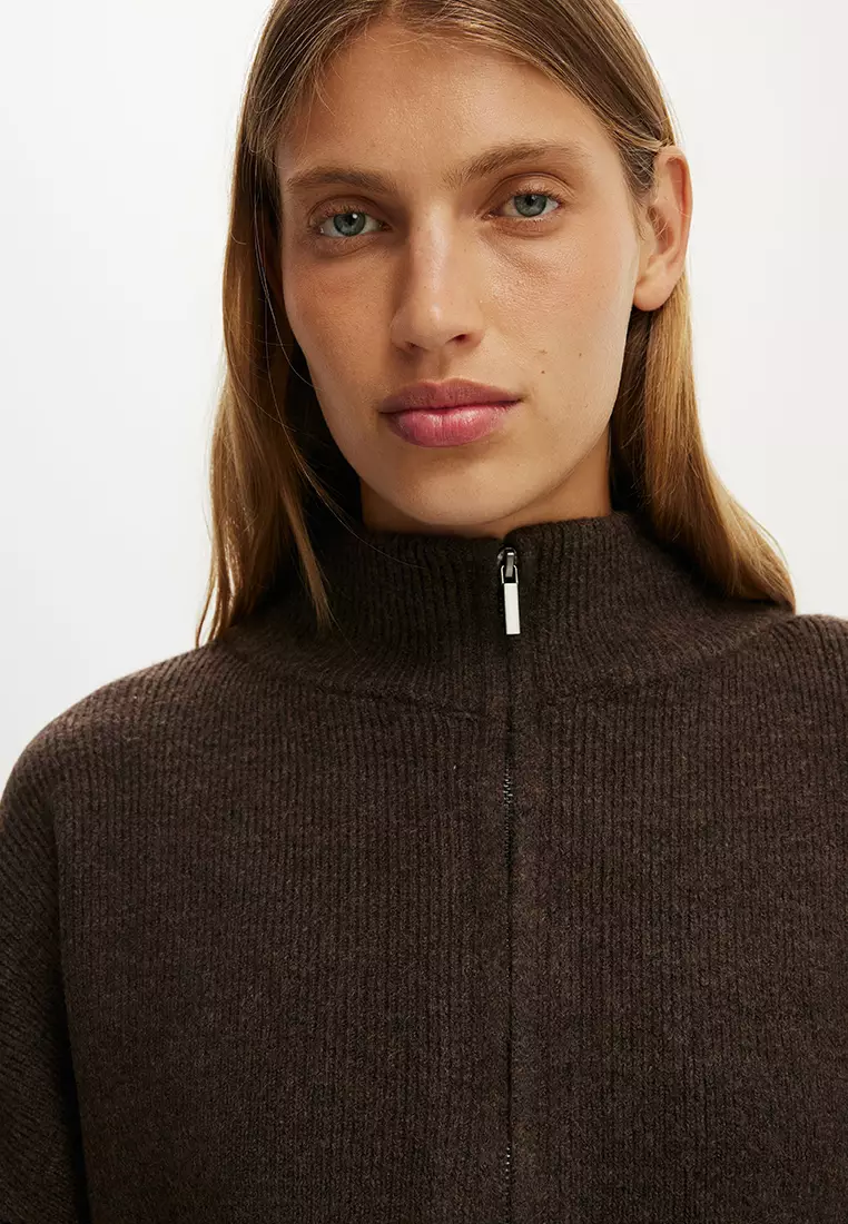 Luxe Tuck Hem Bomber Jacket