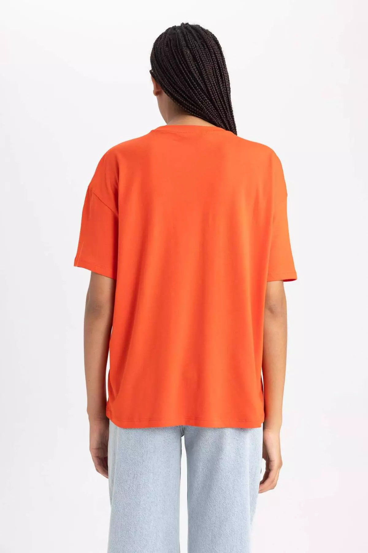 Oversize Wide Fit Crew Neck Short Sleeve T-Shirt B0661Axns