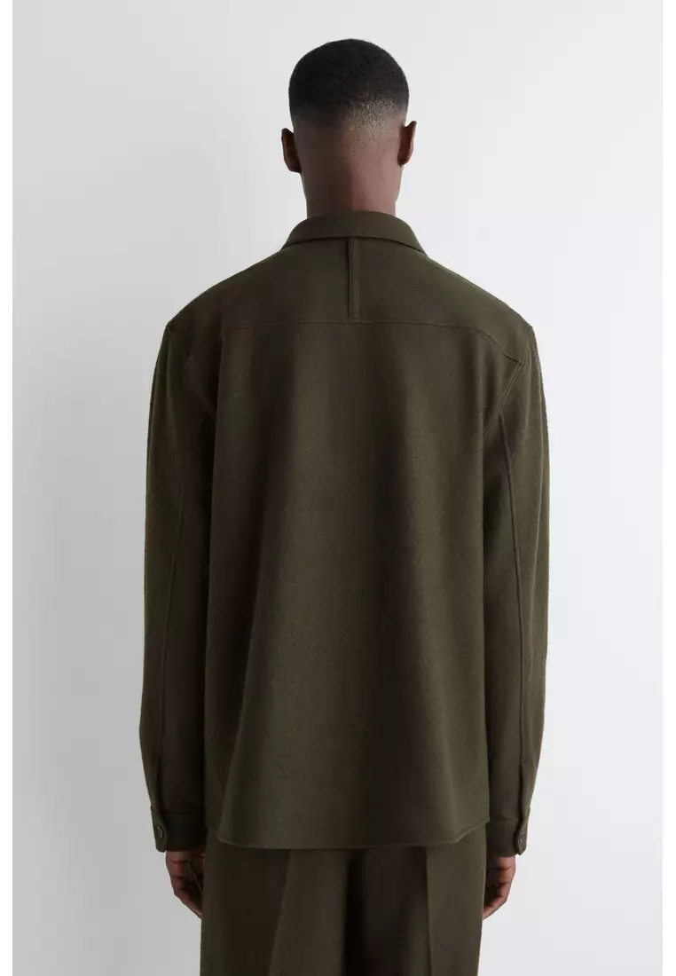 Buy COS RELAXED BOILED-WOOL OVERSHIRT 2026 Online | ZALORA