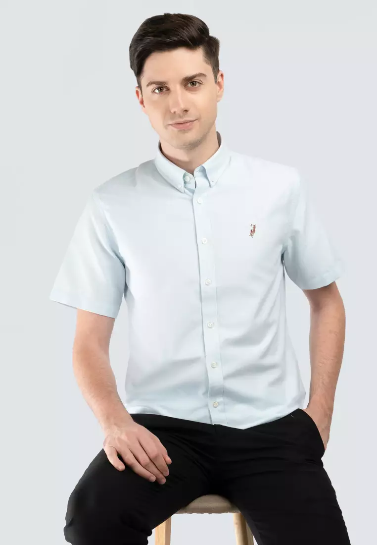Polo Haus - Men’Cotton Plain Regular Fit Short Sleeve
