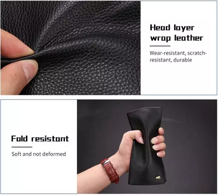 Bison Denim N4470 Dompet Panjang Pria Asli Kulit Sapi