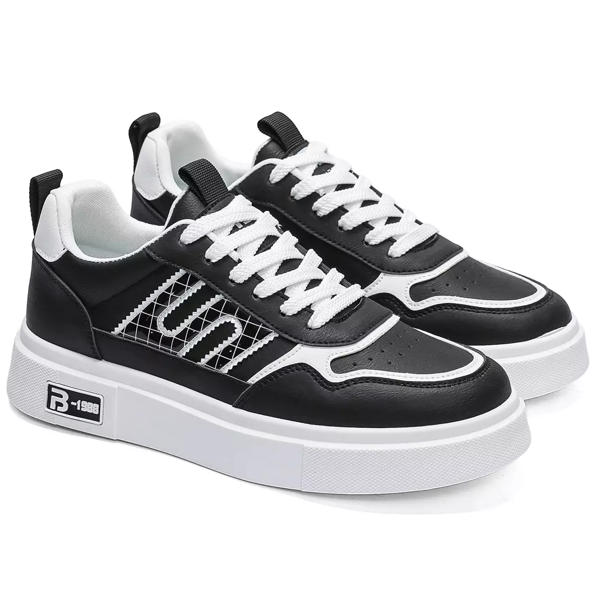 LURAD Sepatu Pria Sekolah Ringan Travel Sneakers Cowok Simple QN2552