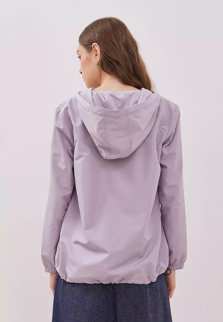 DUST Jaket Parasut Arla Dusty Purple (D.56180)