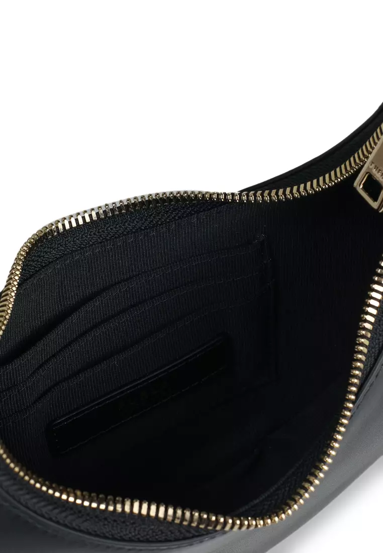 Sac à épaule Furla Delizia Mini - Cuir Noir - Neuf Avec étiquettes