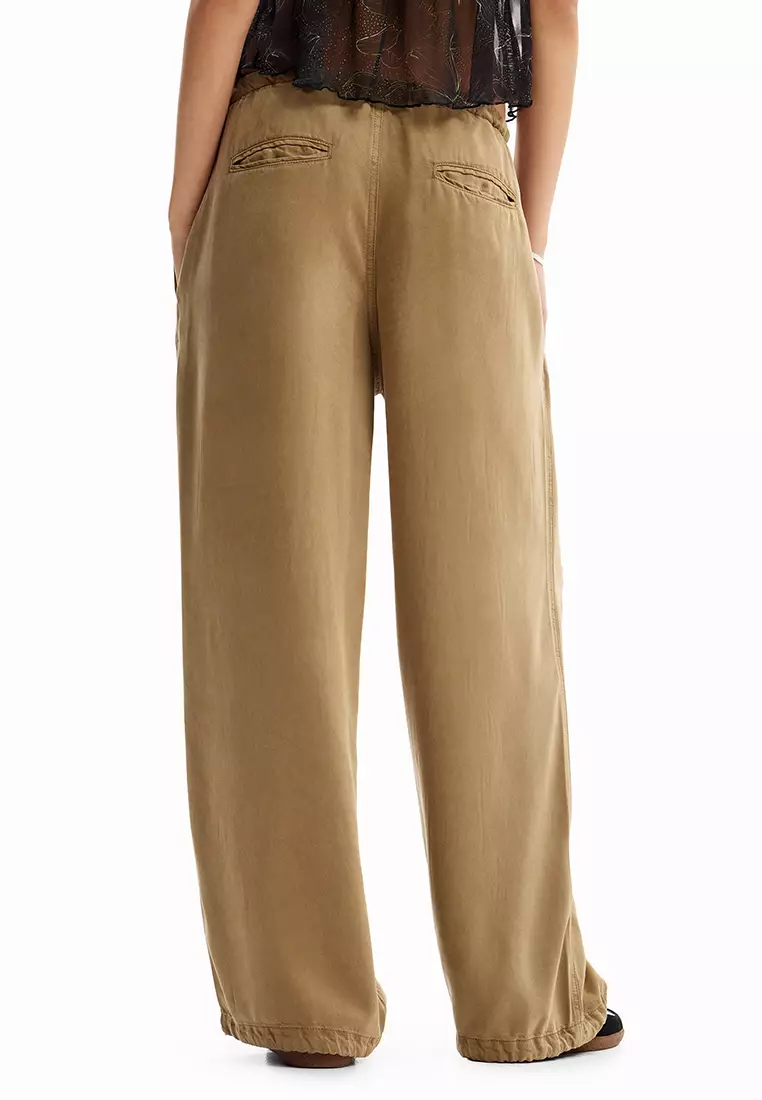 Desigual Women's Trousers LUA, Negro, EU M At Women's...