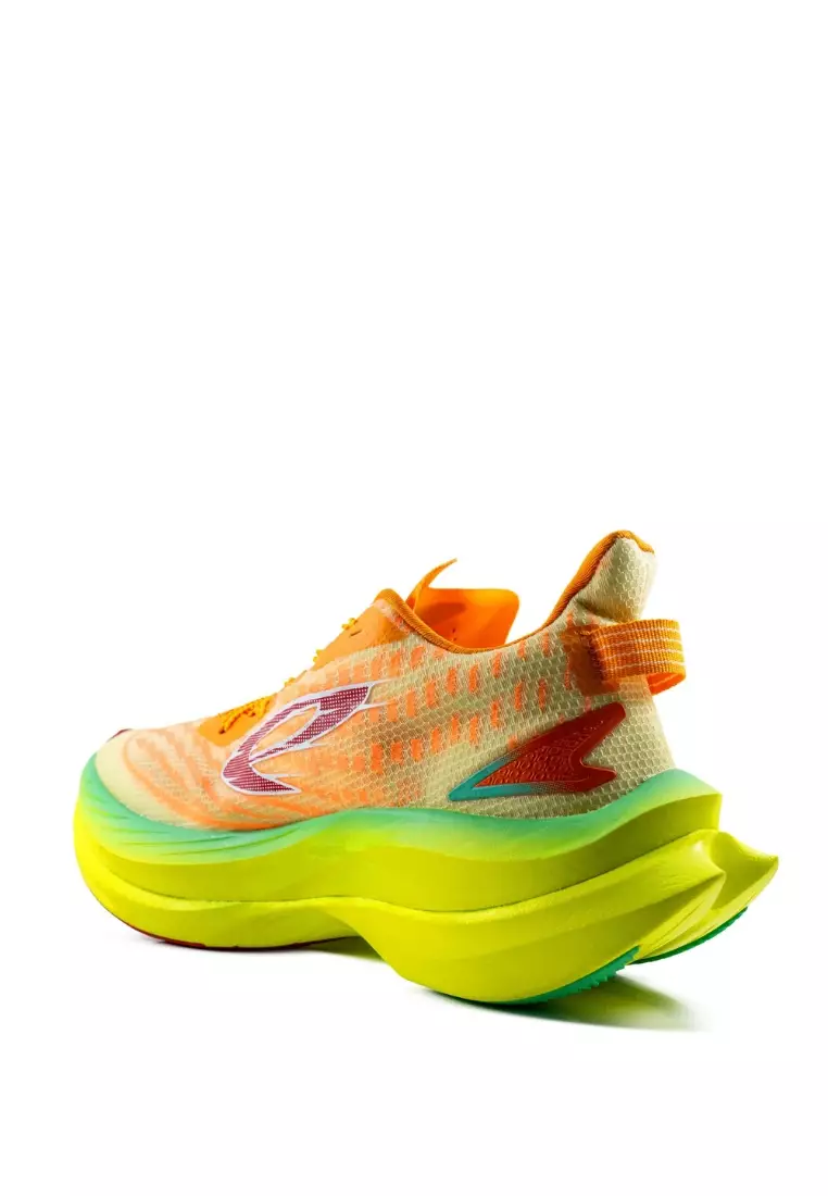 910 Nineten Geist Ekiden Pro Sepatu Lari - Orange/Hijau-Mint/Hijau-Neon