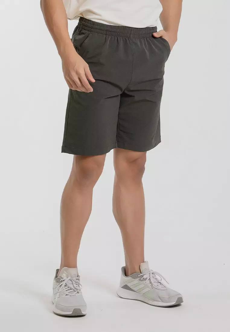 Forest Stretchable Men Shorts Casual Short Pants Men | Seluar Pendek Lelaki - 65856-03DkGrey