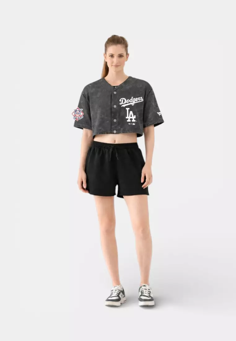 Los Angeles Dodgers Crop Top for Women Major League Denim Collection [M6Q1]