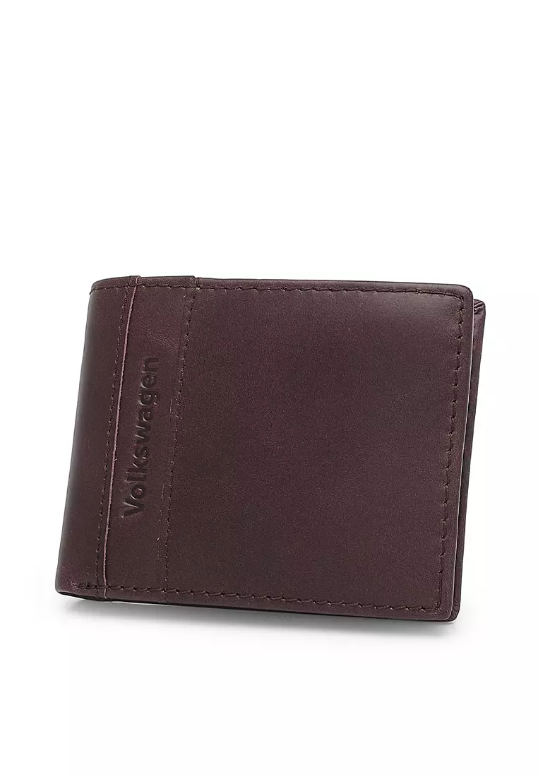 Gift Set - Genuine Leather RFID Wallet + 40mm Automatic Belt - Brown / Black