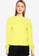 JACQUELINE DE YONG yellow Kourtney Long Sleeves Raglan Pullover Sweatshirt 1F158AA123A921GS_1