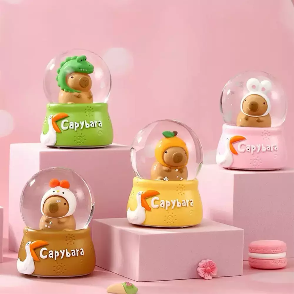 KIDDY FUN SNOW GLOBE CAPYBARA RANDOM