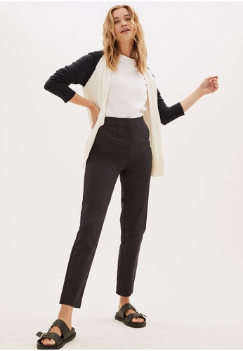 MARKS u0026 SPENCER Mu0026S Cotton Blend Slim Fit Ankle Grazer Trousers 2023 | Buy  MARKS u0026 SPENCER Online | ZALORA Hong Kong