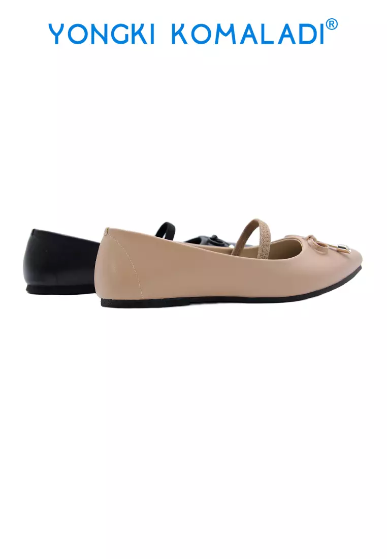 YONGKI KOMALADI MAEVE FLATSHOES OL-EJM835-25 COKLAT MUDA