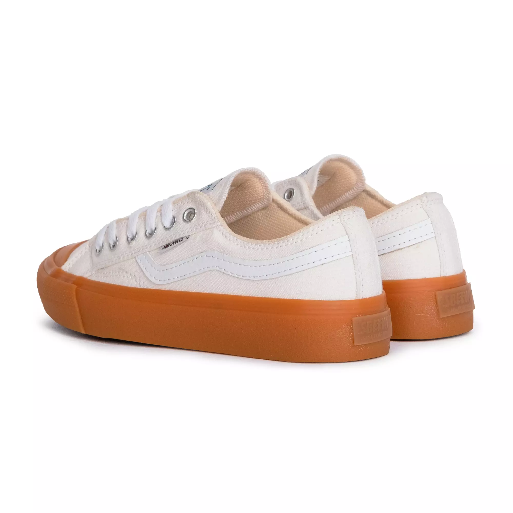 SABA Veloz All Off White Gum - Sepatu Sneakers Casual Pria Wanita