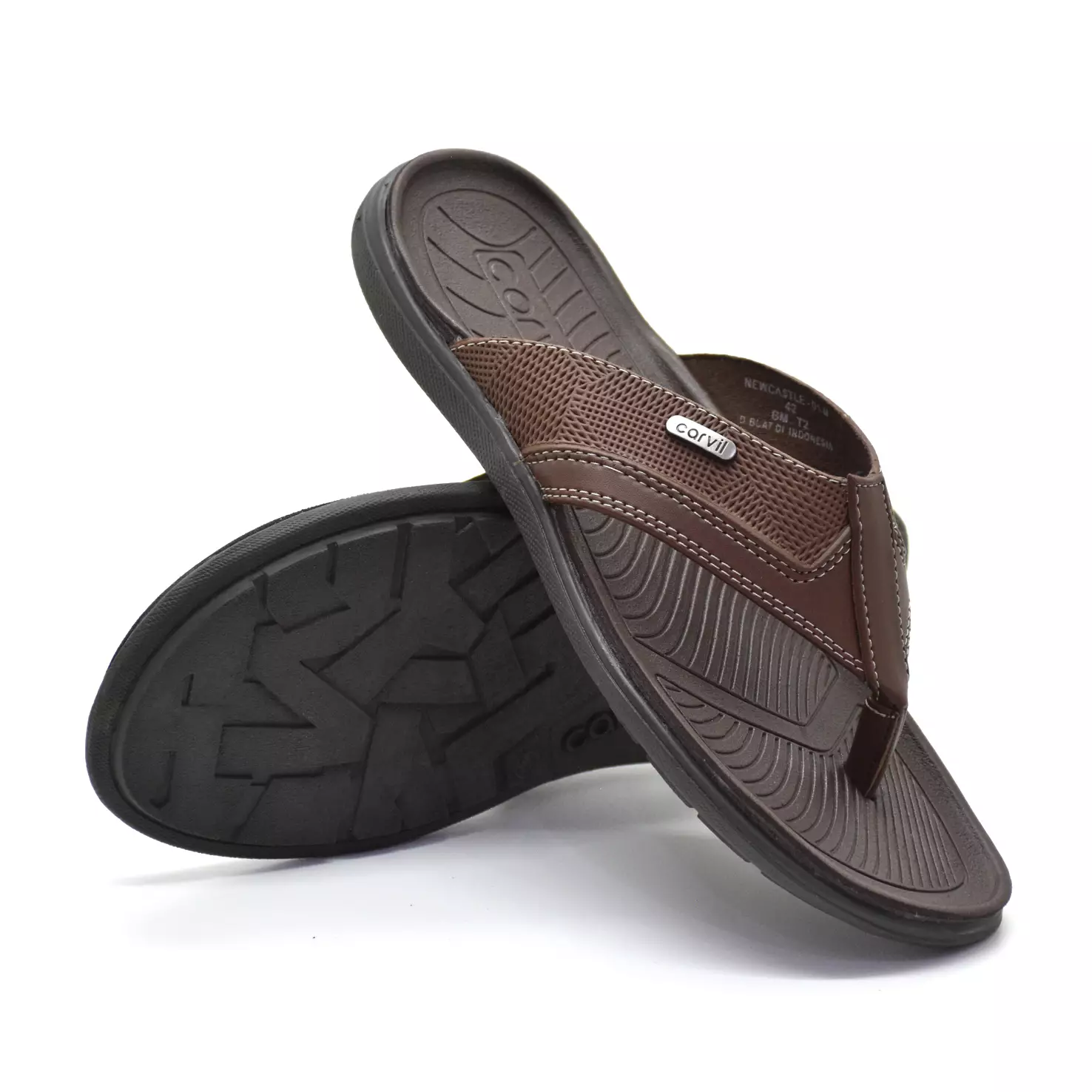 Carvil Sandal Pria Newcastle-01 M Stone