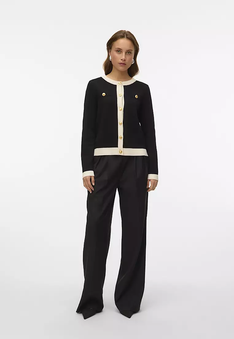 Long Sleeve Round Neck Cardigan