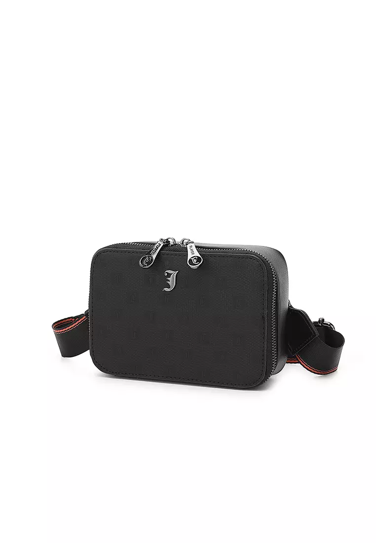 Men's Waist Bag / Belt Bag / Chest Bag - Black