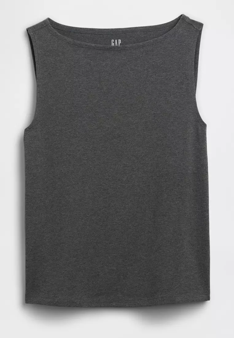 Buy GAP Sleeveless Boat Neck Tank Top 2026 Online | ZALORA