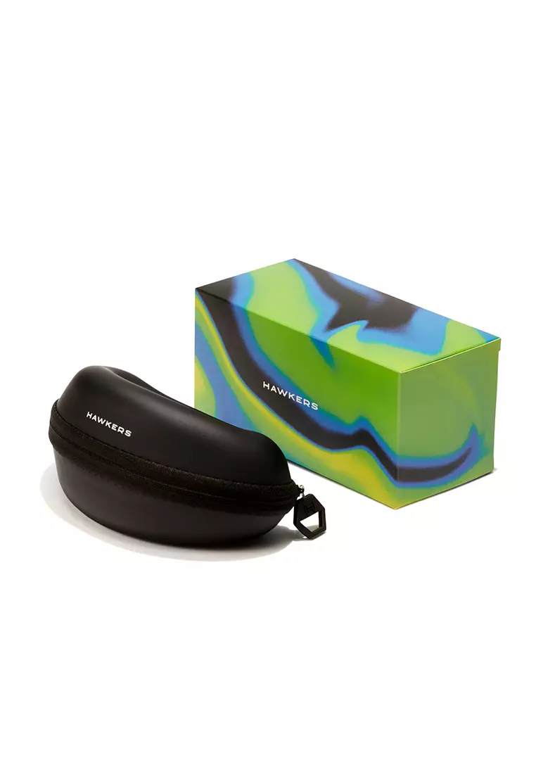 HAWKERS Blue Sky Speed Sunglasses For Men And Women, Unisex. Official Product Made In Italy