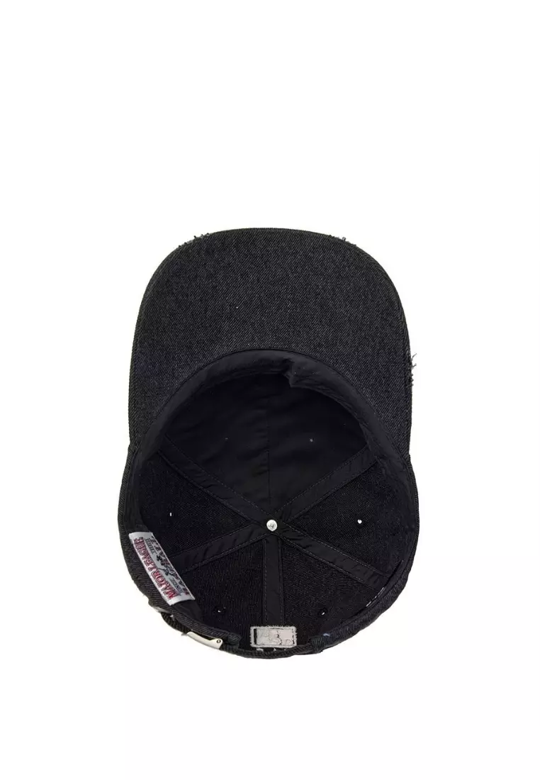 Jual MLB Korea Denim Coopers Unstructured Ball Cap - NY
