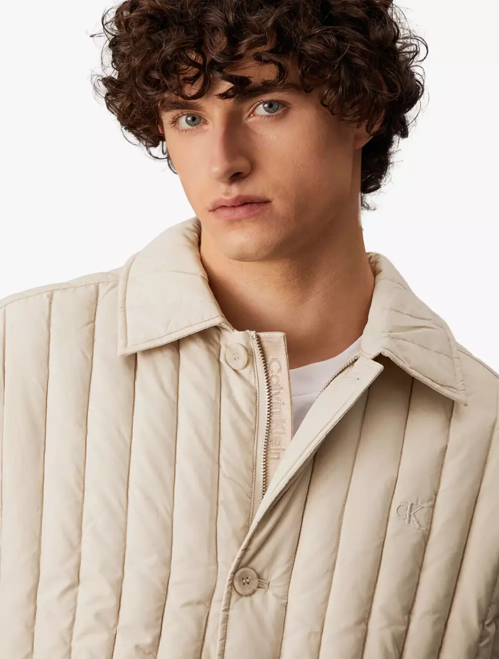 Calvin Klein Jeans - Ultra Lightweight Down Jacket - Beige - beige