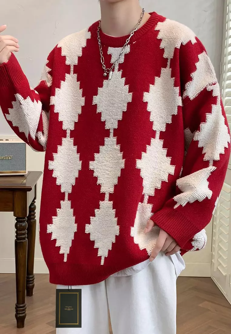 Red sale color sweater