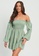 Calli green Kalesi Mini Dress A1C0AAA4A1FFA6GS_1