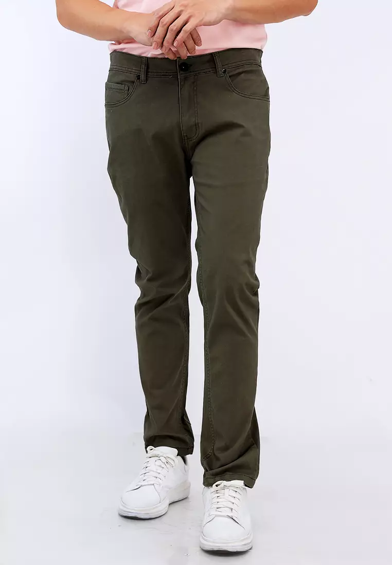 Tapered casual pants deals
