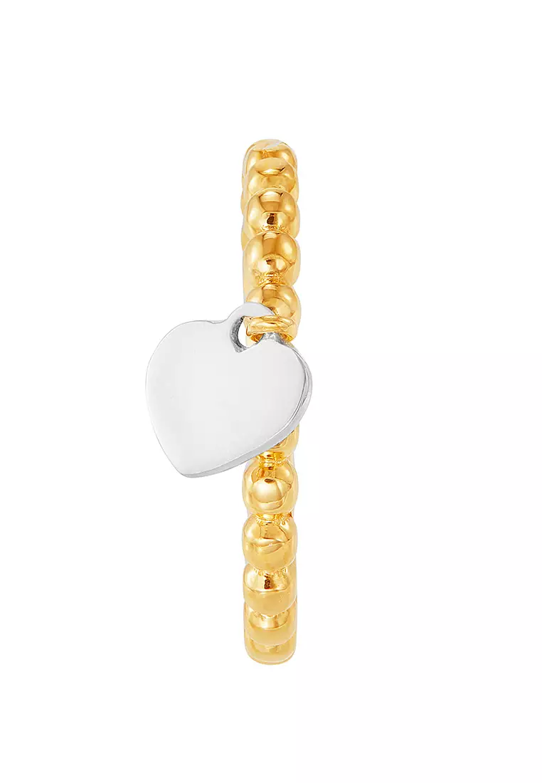 HABIB Oro Italia 916 Yellow and White Gold Ring GR47100921(YW)-BI (22K Gold)