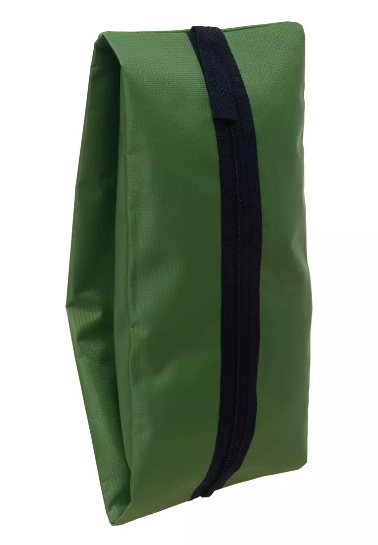 Woor Tas Sepatu Travel Shoes Bag Multifungsi Waterproof Material Nylon ORIGINAL - Green