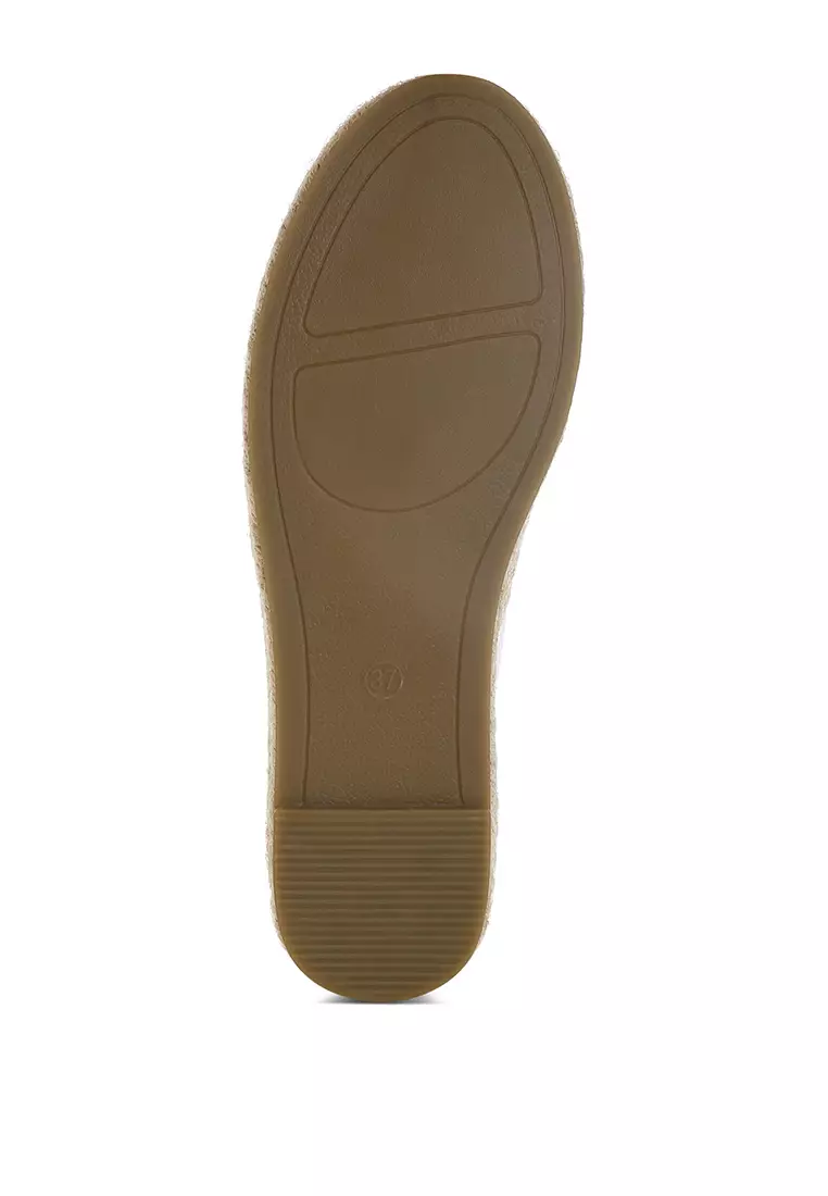 Mesh Espadrille Loafers In White