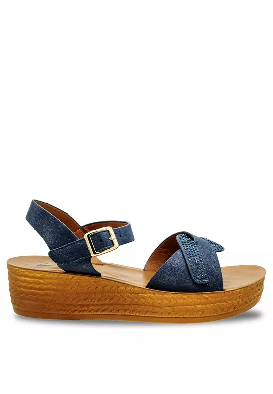 Discount on Louis Cuppers  shoes - SKU: Sling Back Faux Leather Strap Casual Sandals