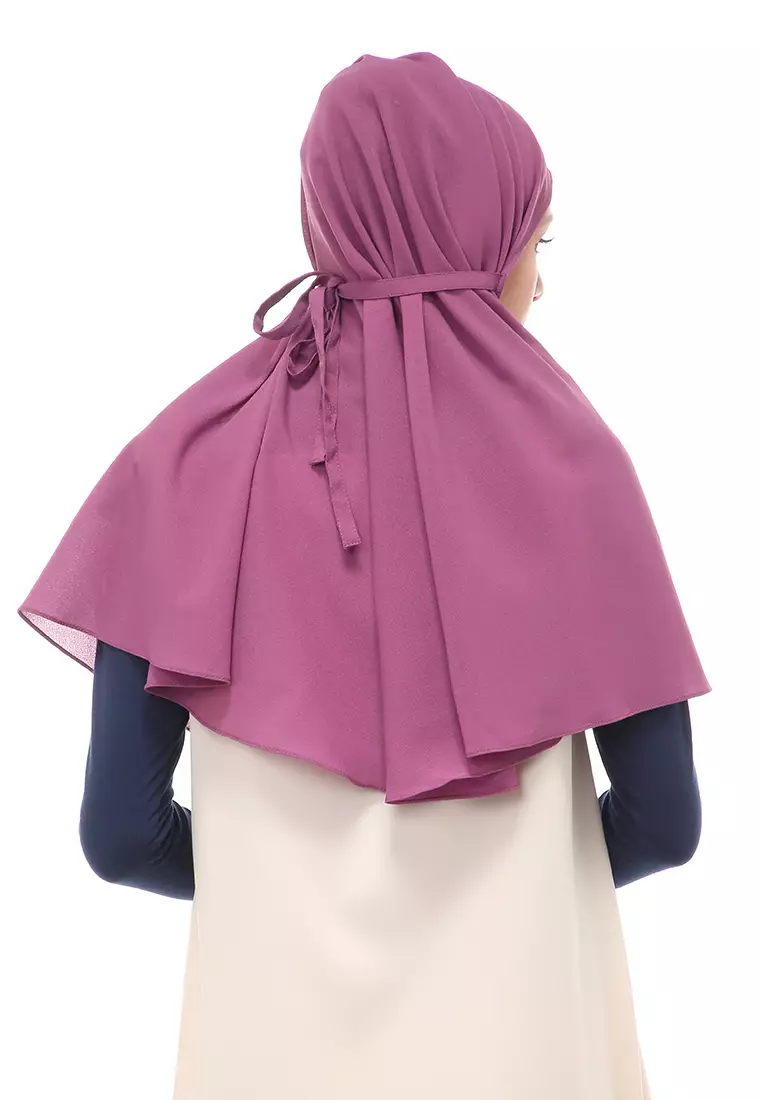 Tamara Jilbab Muslimah Wanita Motif Polos Relaxed Fit - Lavender