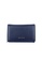 Mel&Co blue and navy Saffiano-Effect Compact Tri-Fold Wallet 0E132AC8B2063AGS_1