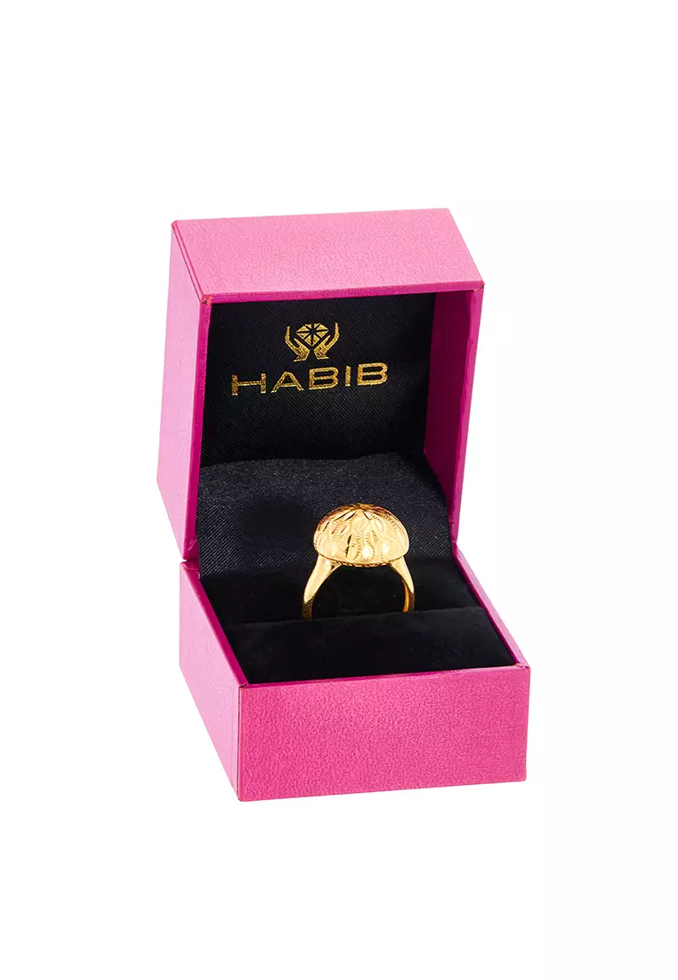 HABIB Oro Italia 916 Yellow Gold Ring GR52901023 (22K Gold)