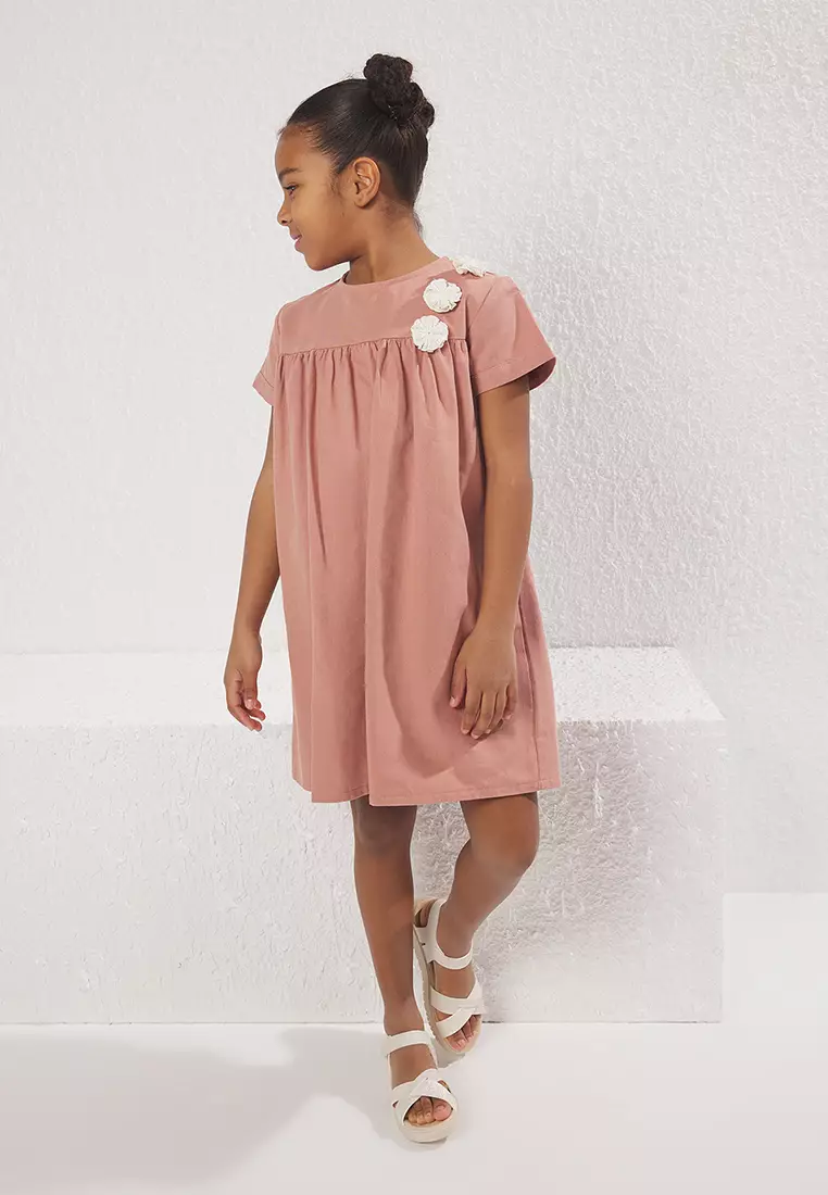 Mini Floral Short Sleeve Dress