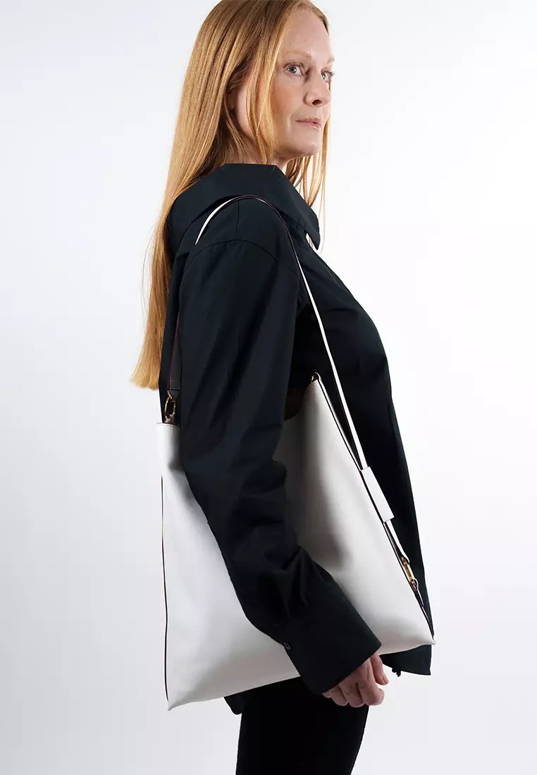 Slouchy Hobo Bag - White