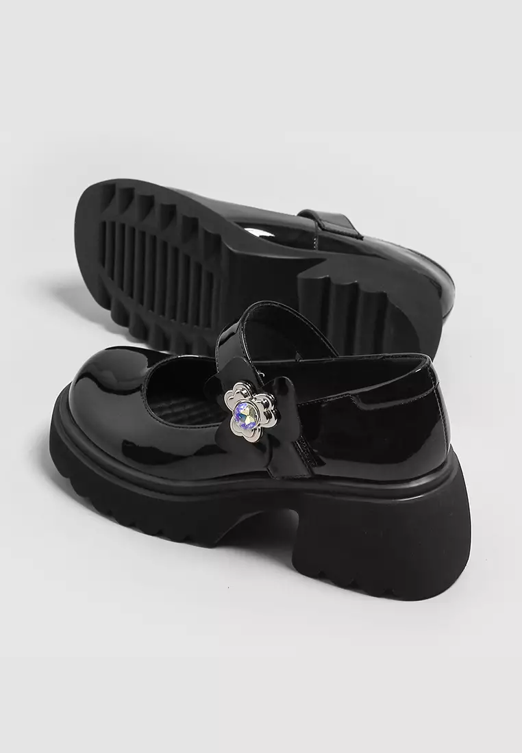 Girly Leather Mary Jane Shoes MZ0623