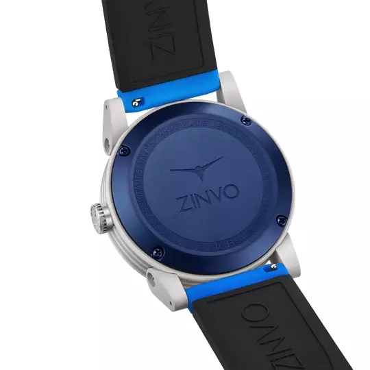 Jam Tangan Pria Automatic Zinvo Airblade Rush Blue Dial