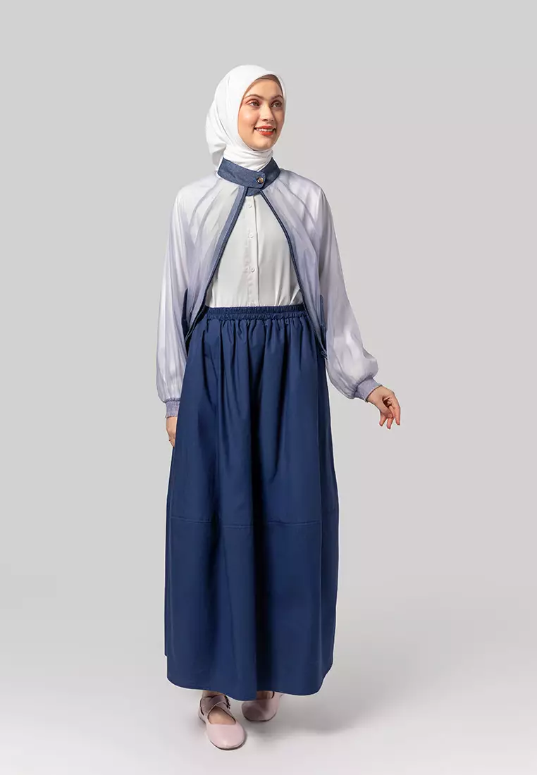 Kami Jolla Balloon Skirt Navy