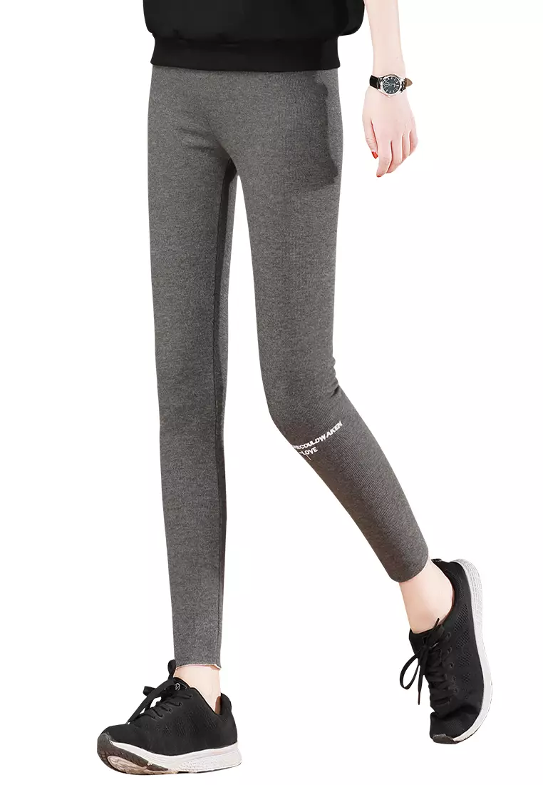 Girls grey leggings online