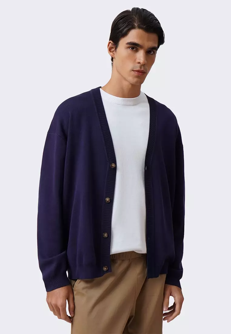 Buy Bocu Men's V-Neck Cardigan 2025 Online ZALORA
